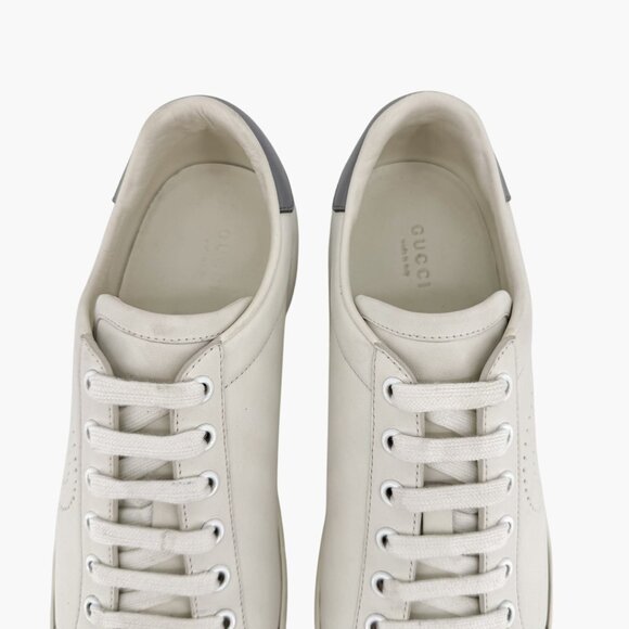 Gucci Ace GG Interlock Logo Low Top Sneakers White Leather Size 39 US 9 Women - Picture 4 of 14
